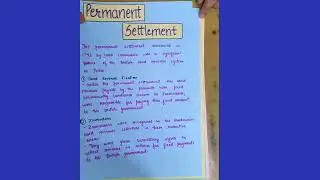 class12 history project on topic land revenue system of british india