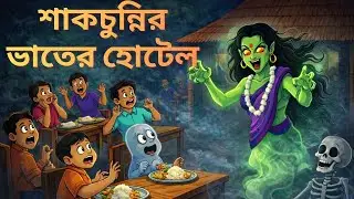 শাকচুন্নির ভাতের হোটেল | ভাত খেতে গিয়ে যা হলো.. ? | Bengla Cartoon video  | Shakchunnir Golpo