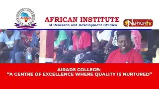 African Institute of Research & Development Studies (AIRADS) MAY INTAKE 2024 | Advert - AE & C4D