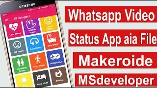 Video Status App aia file new aia 2018 by msdeveloper