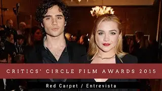 LEGENDADO: Florence Pugh e Toby Sebastian no London Critics' Circle Film Awards 2015