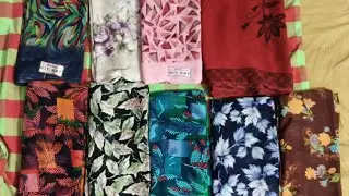Daily wear #trending collection #fancy#powder crape sarees#festival offer#at #at 380/-only#