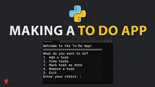 To-Do App in Python — Built With Only Lists (No Libraries!)
