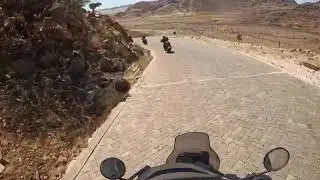 NAMIBIA ADVENTURE motocyklami Royal Enfield z Brandberg na Wybrzeże Szkieletowe: Spreetshoogte Pass