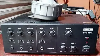 ইকু সহ আউজার মেশিন ব্যবহার করার নিয়ম। Ahuja SSB 85 FX amplifier settings