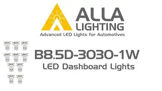 B8.5D LED Dashboard Instrument Cluster Gauge Lights 2721MF Bulb