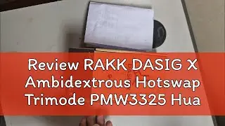 Review RAKK DASIG X Ambidextrous Hotswap Trimode PMW3325 Huano 80M RGB Gaming Mouse Black/ White