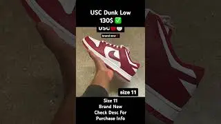 USC Dunk Low Size 11