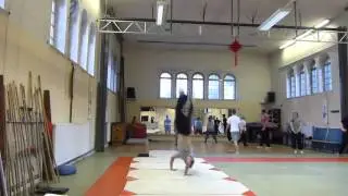 Wushu Jump Training im Shaolin Institut Berlin