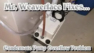 The DIY How to Fix Condensate Pump Drain Line Problem: EASY 3 DOLLAR FIX!