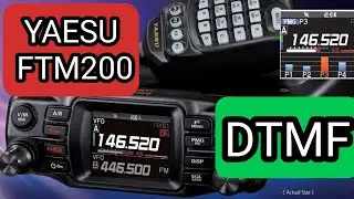 YAESU FTM-200D, DTMF Auto & Manual Set Up