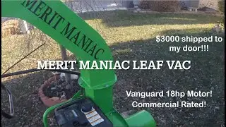 Самый дешевый коммерческий пылесос для листьев (Merit Maniac) $3000 с доставкой на дом!