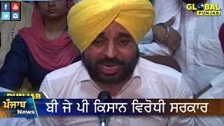 BJP is anti-farmer government : Bhagwant Maan