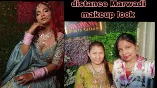 Distance model makeup in Dwarika  #Marwadi brid look#shoot #explore #professional #makeuplook