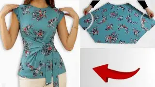 ✂️ So Easy and Comfortable Blouse Sewing Secret 🪡 Stylish Sewing Projects Blouse Tutorial ✂️