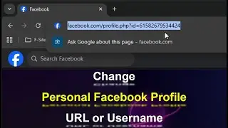 Change Personal Facebook Profile Link in 2026