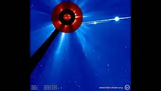 COMET SKIMMING THROUGH THE SOLAR CORONA: Sun-diving comet plummets into hot inner corona..22 May 24.