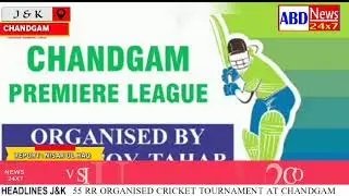 55 RR ORGANISED CRICKET TOURNAMENT AT CHANDGAM