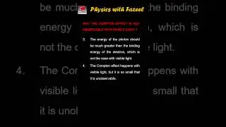 Why Compton effect is not observable with visible light?