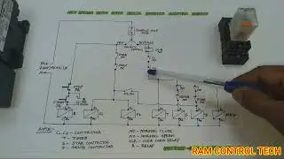 VFD bypass star delta starter wiring diagram explanation in tamil