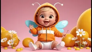 🐝 Little Bees Buzzing in Candy Garden 🍭🎶 | Fun ABC, Numbers & Colors Song for Kids