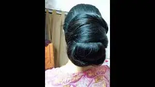 Massive Hair Bun Head Swing! | Prepare to be Mesmerized by This Huge Bun! | Hypnotic Bun #viralvideo