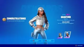 Unlocking FREE Fortnite Skin Styles! HANGTIME MVP Silver Skin And SWISH DOWNTOWN Silver UNLOCKED