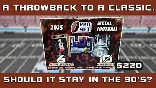 2025 Leaf Pro Set Metal Hobby Box Review! Throw it Back or Great Throwback?