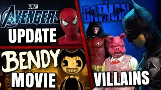 The Batman 2 Villain List, A Bendy Movie, Big Marvel Updates & MORE!!