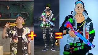Menggambar Obbyphy Combat Set Bundle - Free Fire