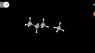 3-D structure of methane or propane