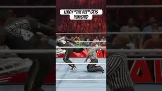 Stay out the way, Leroy!!! #wwe #wwe2k23