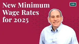 New Minimum Wage Rates for 2025