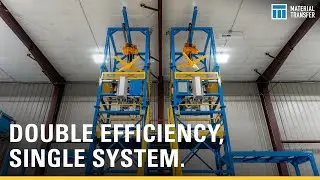 Bulk Bag Unloaders for Chemical Applications | Cupric Sulfate Handling | Material Transfer