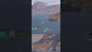 Colombo fire at destroyer with full salvo in World of Warships Legends #wowslegends #bestreplays