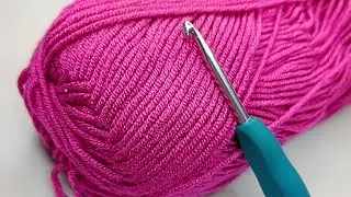 I fell in love with this stitch. A simple and elegant crochet pattern. New crochet