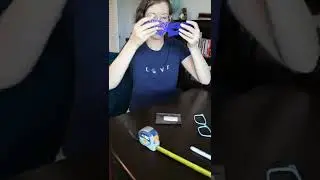 I made a magnetic masquerade mask that attaches to your glasses!