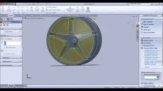 How to design and analysis the Car Wheel 3