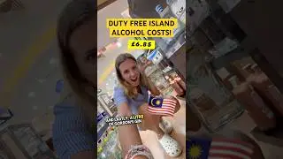 Cost of Alcohol on a Duty Free Island! #dutyfree #langkawi #malaysia #alcohol #travel #budgettravel