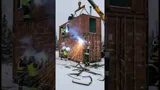 20ft Shipping Container Turned into a Tiny Luxury Guest House #tinyhouse