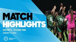 Group D Highlights, January 27 | 2026 Concacaf Women&rsquo;s Under-17 Qualifiers