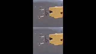 Slow Motion Capture of TASER X2 Deployment & Anti-Felon Identification Tags! #shorts #TASER #slowmo