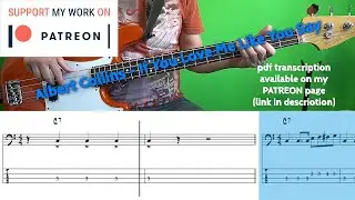 Albert Collins - If You Love Me Like You Say (Bass cover with tabs)