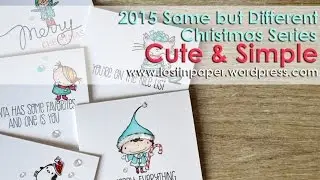 2015 Same but Different Christmas Card Series   Cute & Simple