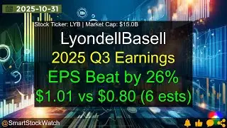 LyondellBasell (LYB|$15.0B) - 2025 Q3 Earnings Analysis