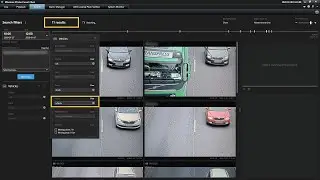 Forensic search of vehicles: AXIS Optimizer for Milestone XProtect