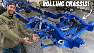 BUILDING A LBZ DURAMAX SEMA TRUCK IN MY GARAGE | PT 11 | - ROLLING CHASSIS & ENGINE TEARDOWN
