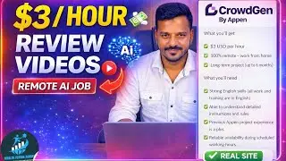 Earn $3/Hour Watching and Review Videos! 💸 Remote AI Job in Sri Lanka (2026)