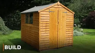 BUILD - 8 x 6 Double Door Overlap Apex Garden Shed