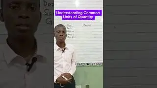 Discover Common Units of Quantity! #problemsolvers #maths #stemlearning #education